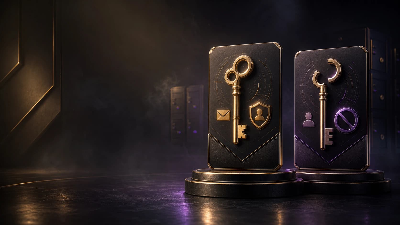 Премиальный art с двумя game account access cards: full access и limited access